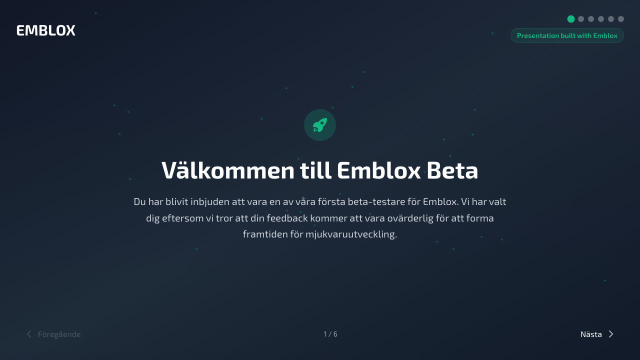 Emblox Beta Presentation